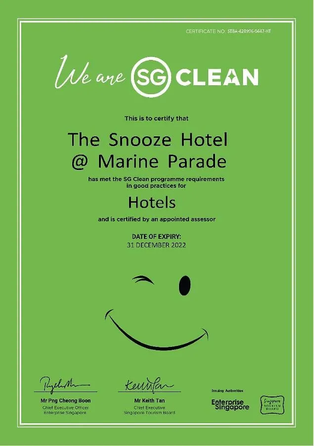 The Snooze Hotel Marine Parade Singapore